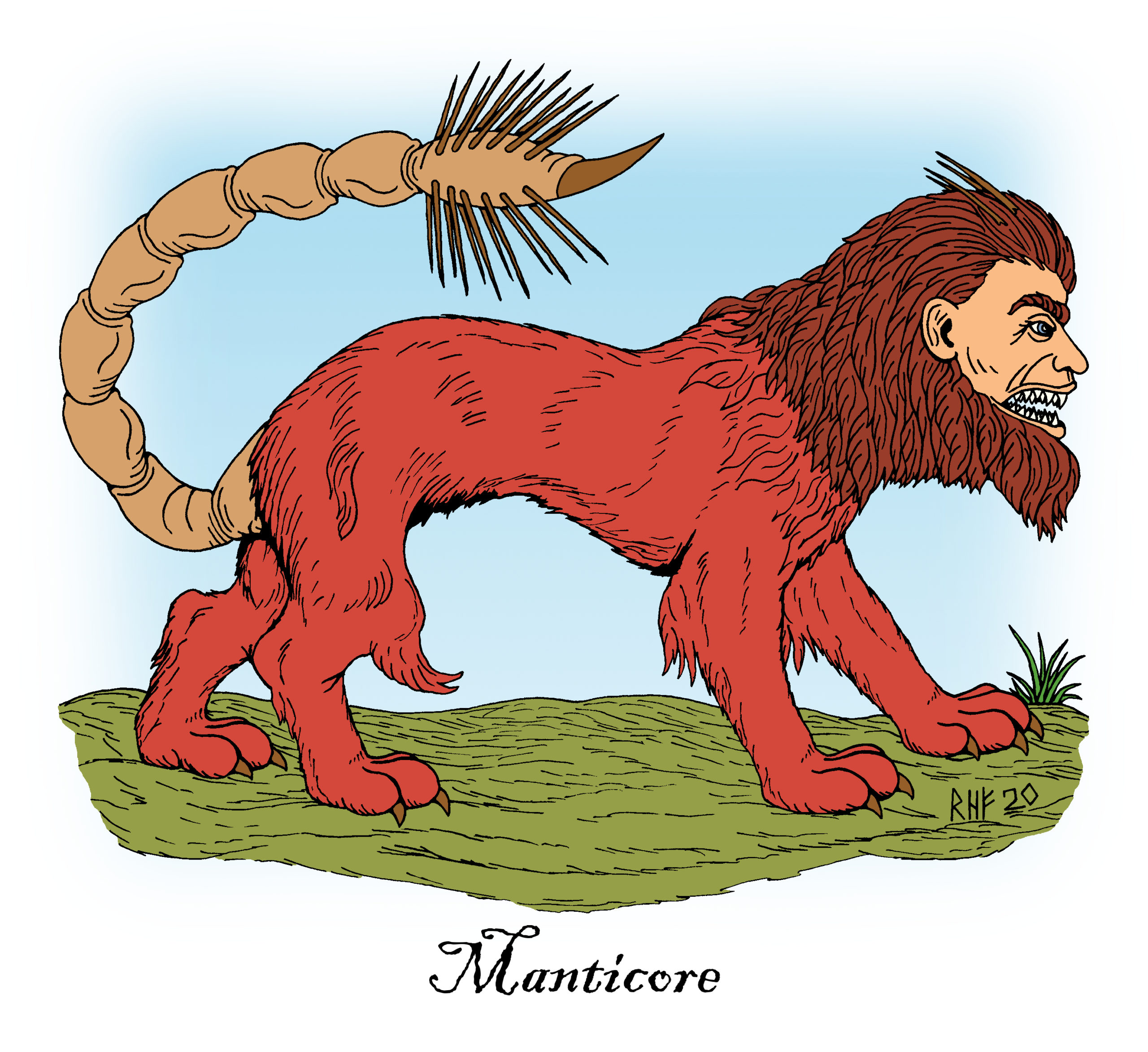 Manticore: Man-Eating Hybrid Beast of Legend and Art by Richard H. Fay 1
